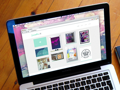 Samantha.is Launched! dashboard design feedback hard work in progress macbook marketing portfolio site social web design website
