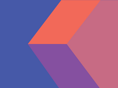 Duo-tone blue color color exploration duo tone flat hue logo orange pink purple