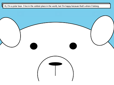 Polar bear design