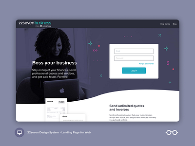 Daily UI  003 Landing Page   Web Business