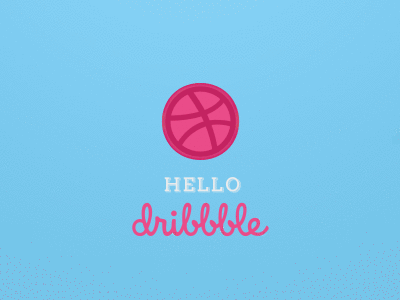 Hello Dribbble dribbble first invite loader refresh shot