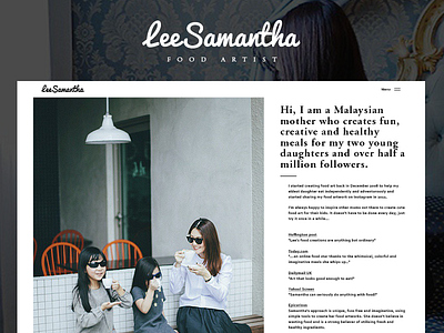 Leesamantha concept design interaction malaysia responsive ui ux web