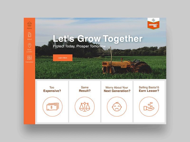 Farmer's App animation app concept farm farmer flat gif ipad malaysia prototype ui ux