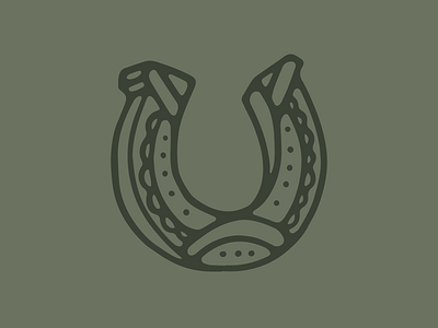 Horseshoe design drawing illustration logo tattoo texas vector