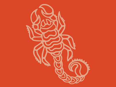Scorpion alacran design drawing illustration logo scorpion tattoo texas vector