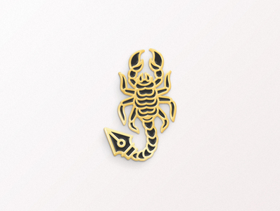 Scorpion Pin Mockup by Nick Quintero on Dribbble