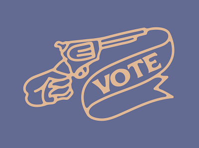 Vote cowgirl design drawing hand drawn illustration texas vector vote western