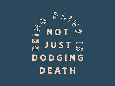 Dodging Death design drawing illustration logo skull vector
