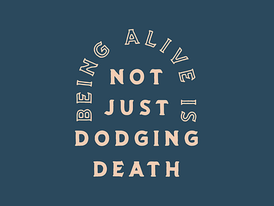 Dodging Death design drawing illustration logo skull vector