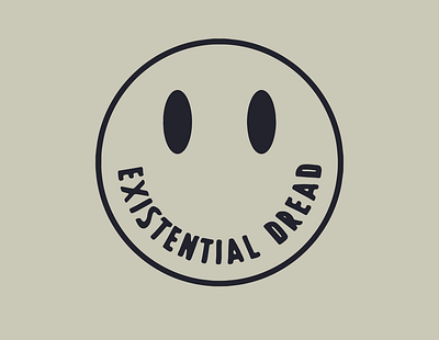 Existential Dread design drawing illustration logo vector