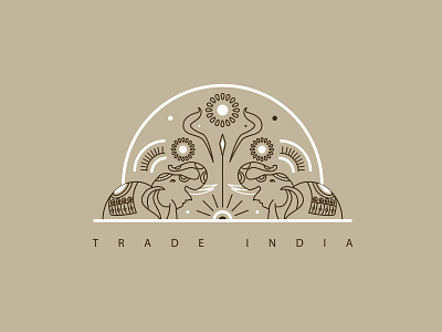 Trade India Icon Design