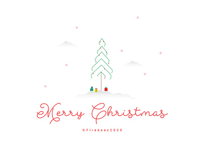 Christmas 2020 art blackonewhitegk concept design firebeez illustration illustrator minimal minimaldesign minimalism minimalist poster vector