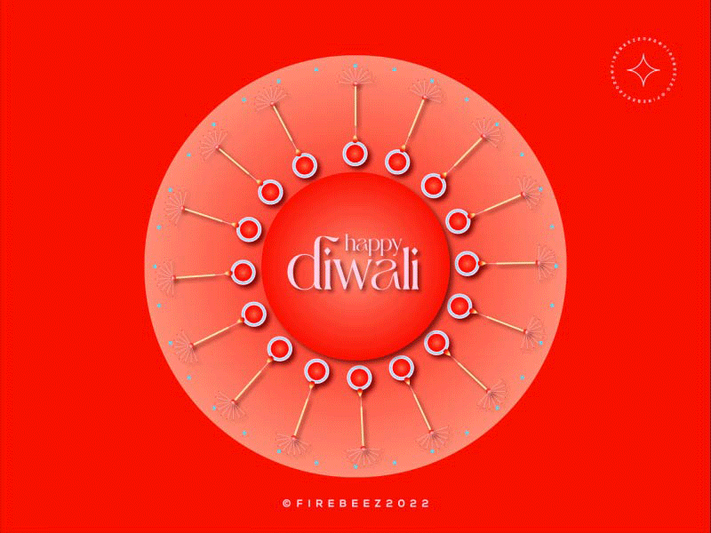 Happy Diwali - 2022 art blackonewhitegk concept design diwali diwalifetival festival firebeez illustration illustrator india motion motion graphics motiondesigner