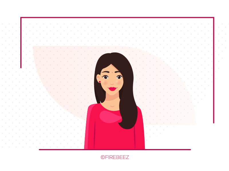 Indian Girl Character Design By Ravichandra Gopalakrishnan