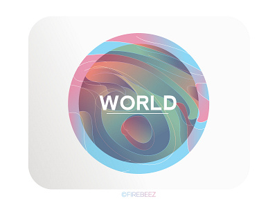 World Gradient Illustration