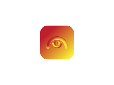 Eye Icon blackonewhitegk concept design eye firebeez gradient icon illustration illustrator logo