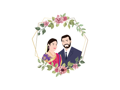 Wedding Couples Illustration