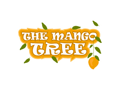 The Mango Tree Title Design art blackonewhitegk concept design firebeez illustration illustrator photoshop poster vector