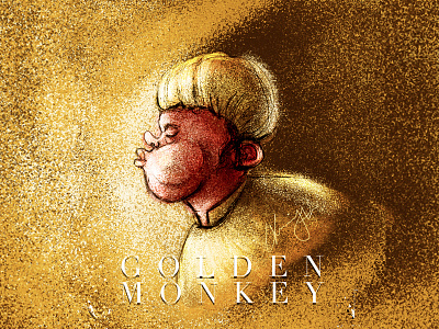 Golden Monkey concept Art art blackonewhitegk concept firebeez illustration photoshop