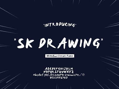 Sk drawing font