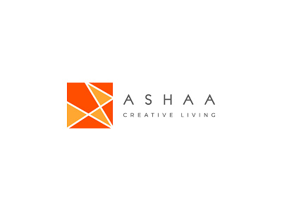 Ashaa branding identity logo logomark typography