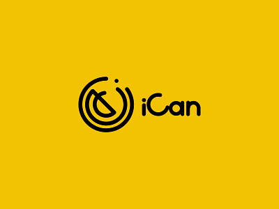 iCan Logo branding identity logo logomark typography