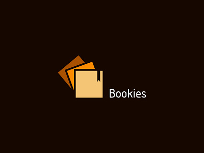 Bookies branding identity logo logomark typography