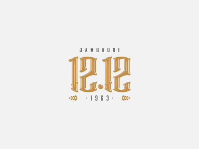 12.12 Beer branding identity logo logomark typography