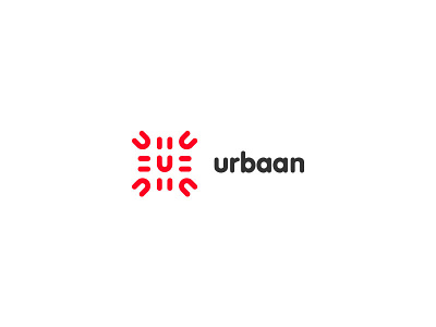 Urbaan branding identity illustration logo logomark typography