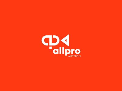 All Pro motion branding identity illustration logo logomark typography