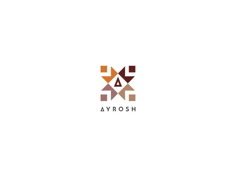 Ayrosh Music typography logomark logo identity branding