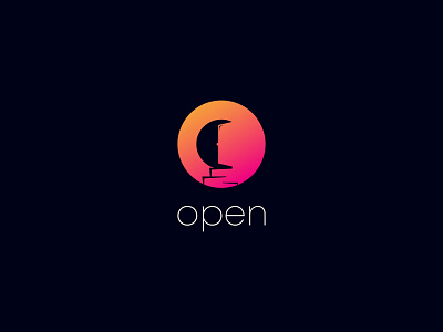 Open branding design identity illustration logo logomark