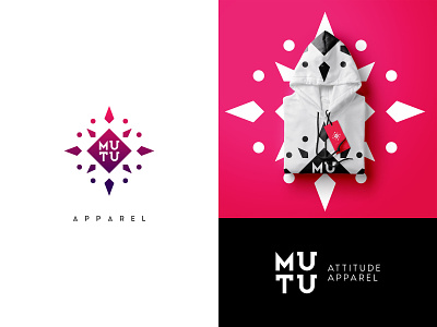 MUTU Apparel branding grid identity logo logomark minimal typography