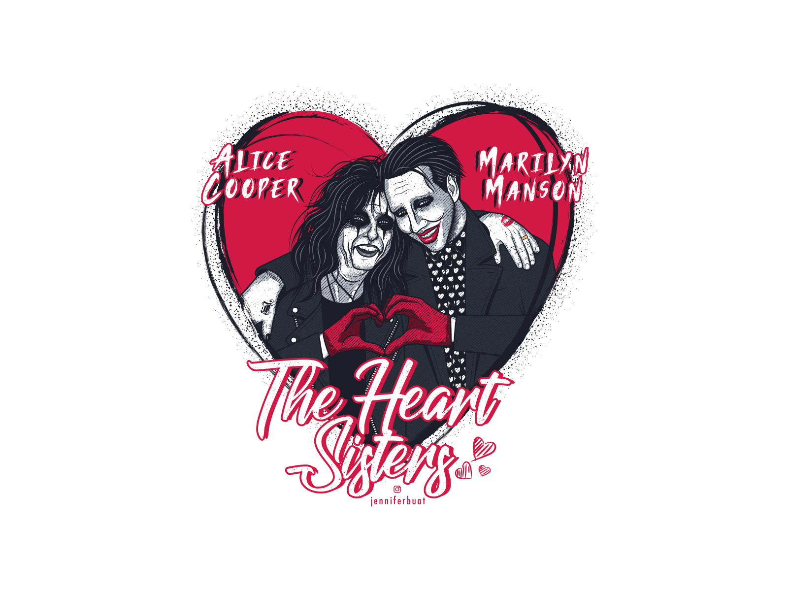 marilyn manson heart logo