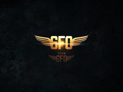 6fo Branding + Wings Logotype branding gold logo music type typography wings