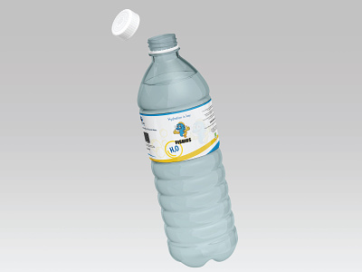 Water Bottle label design