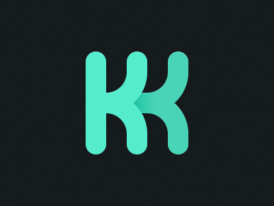 KK Monogram k letter logo monogram