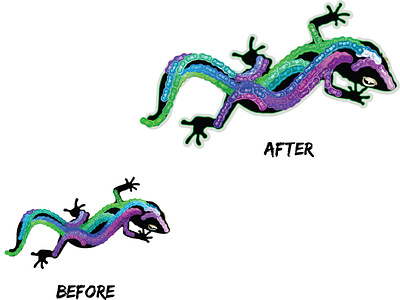 COLORFUL REPTILE VECTOR