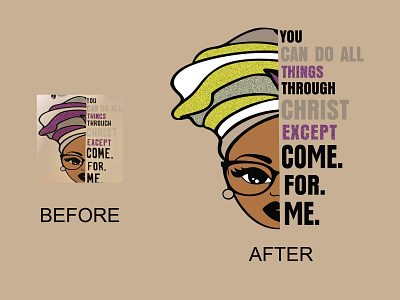 Afro-Woman-Diva-Glasses-T-shirt-Design-Vector-Tracing