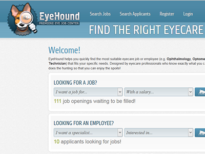 Eyehound bootstrap css html ui webdesign