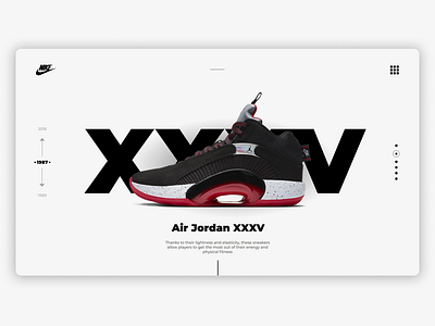 Landing page - Nike Air Jordan