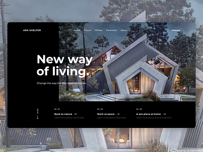 Landing page - ark shelter