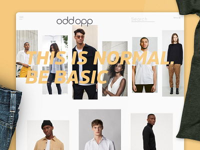 Odd Opp website brand identity branding clothing design logo shop online ui ux webdesign website website design