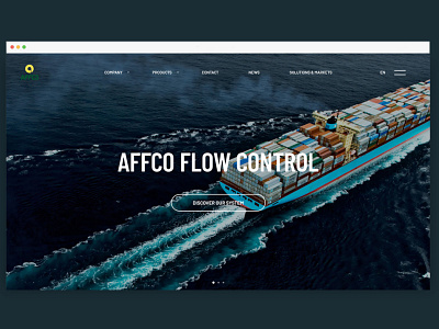 AFFCO Flow Control | Branding & Web-Design & Development branding logo motion graphics ui website