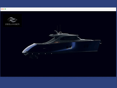 Zeelander Yachts | 3D animations & Renderings 3d cgi ui website