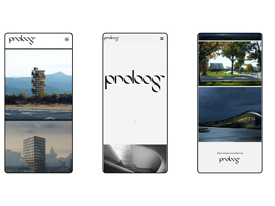 Proloog | Web Design & Development 3d branding ui website