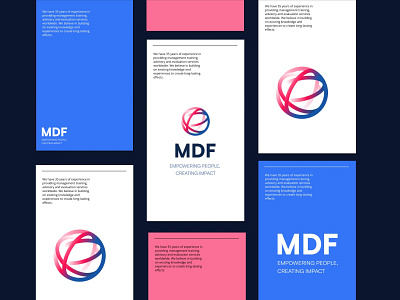 MDF Training & Consultancy | Identity and web design branding graphic design logo motion graphics ui website