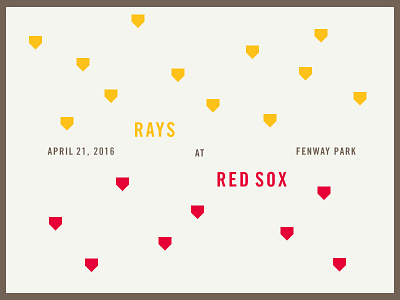 Red Sox Scores: April 21, 2016 baseball chart charts data data viz infographic sports