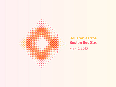 Red Sox Scores: May 15, 2016 baseball data data visualisation data viz infographic sports