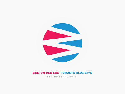 Red Sox Scores: September 10, 2016 baseball data data visualisation data viz infographic minimal snake sports